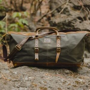 Kodiak Leather 50L Augustine Duffel Bag